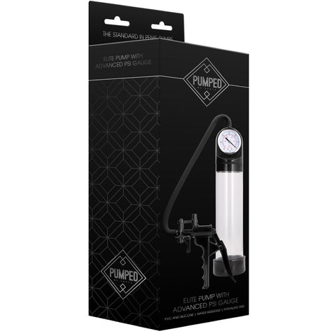 Shots America Pumped Elite Pump With Advanced PSI Gauge - Extreme Toyz Singapore - https://extremetoyz.com.sg - Sex Toys and Lingerie Online Store