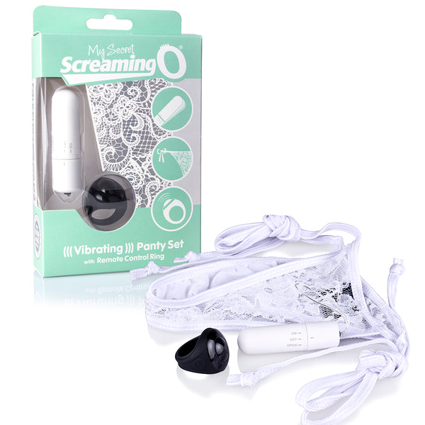 My Secret Remote Vibrating Panty Set