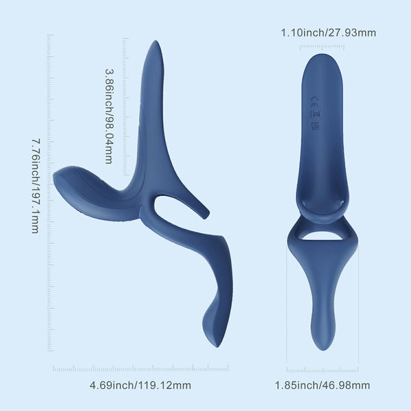 PLEASURE PIVOT App Controlled Couples Prostate Stimulator Cock Ring