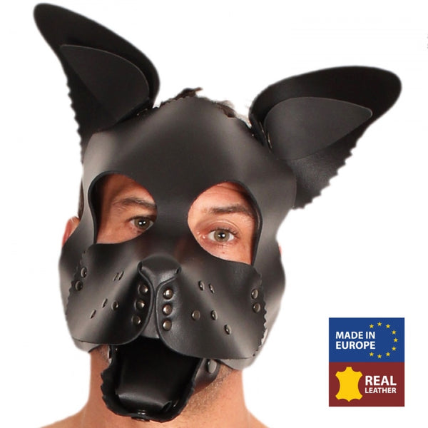 Gangbangster THE RED Real Leather Puppy Dog Mask - Extreme Toyz Singapore - https://extremetoyz.com.sg - Sex Toys and Lingerie Online Store - Bondage Gear / Vibrators / Electrosex Toys / Wireless Remote Control Vibes / Sexy Lingerie and Role Play / BDSM / Dungeon Furnitures / Dildos and Strap Ons / Anal and Prostate Massagers / Anal Douche and Cleaning Aide / Delay Sprays and Gels / Lubricants and more...