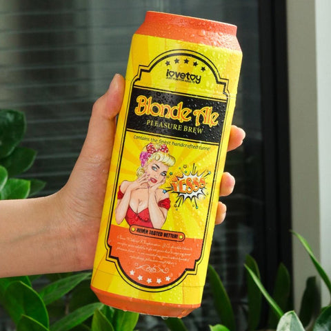 LoveToy Pleasure Brew Masturbator - Blond Ale - Extreme Toyz Singapore - https://extremetoyz.com.sg - Sex Toys and Lingerie Online Store - Bondage Gear / Vibrators / Electrosex Toys / Wireless Remote Control Vibes / Sexy Lingerie and Role Play / BDSM / Dungeon Furnitures / Dildos and Strap Ons  / Anal and Prostate Massagers / Anal Douche and Cleaning Aide / Delay Sprays and Gels / Lubricants and more...