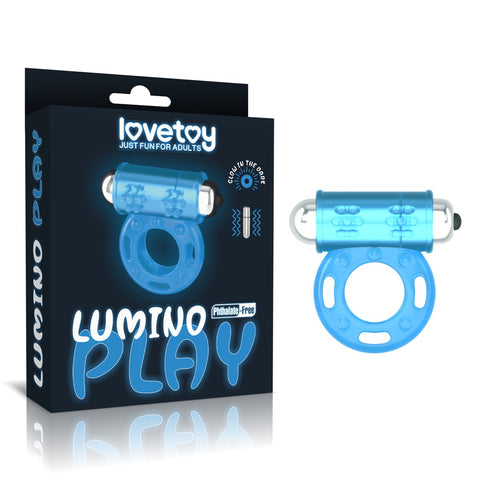 LoveToy Lumino Play Vibrating Penis Ring - Extreme Toyz Singapore - https://extremetoyz.com.sg - Sex Toys and Lingerie Online Store - Bondage Gear / Vibrators / Electrosex Toys / Wireless Remote Control Vibes / Sexy Lingerie and Role Play / BDSM / Dungeon Furnitures / Dildos and Strap Ons  / Anal and Prostate Massagers / Anal Douche and Cleaning Aide / Delay Sprays and Gels / Lubricants and more...