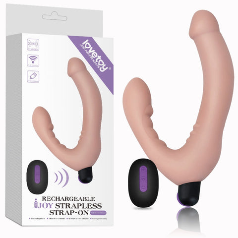 LoveToy Rechargeable IJOY Strapless Strap On with Remote - Extreme Toyz Singapore - https://extremetoyz.com.sg - Sex Toys and Lingerie Online Store - Bondage Gear / Vibrators / Electrosex Toys / Wireless Remote Control Vibes / Sexy Lingerie and Role Play / BDSM / Dungeon Furnitures / Dildos and Strap Ons  / Anal and Prostate Massagers / Anal Douche and Cleaning Aide / Delay Sprays and Gels / Lubricants and more...