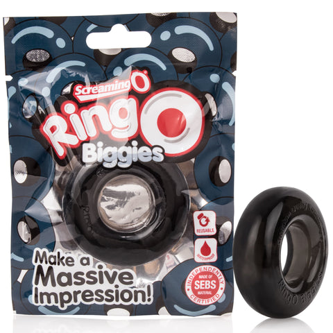 RingO Biggies Cock Ring - Black