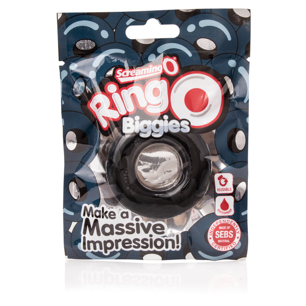 RingO Biggies Cock Ring - Black