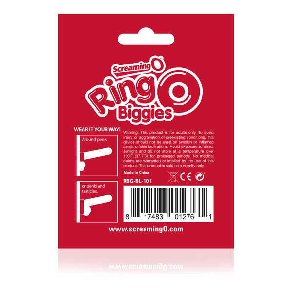 RingO Biggies Cock Ring - Black