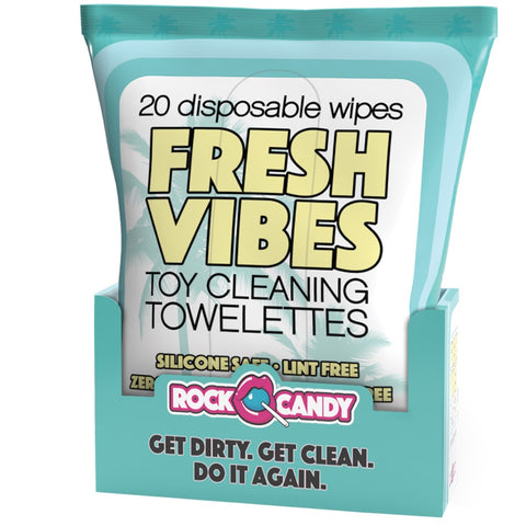 Rock Candy Fresh Vibes Travel Pack - 20 Wipes - Extreme Toyz Singapore - https://extremetoyz.com.sg - Sex Toys and Lingerie Online Store - Bondage Gear / Vibrators / Electrosex Toys / Wireless Remote Control Vibes / Sexy Lingerie and Role Play / BDSM / Dungeon Furnitures / Dildos and Strap Ons &nbsp;/ Anal and Prostate Massagers / Anal Douche and Cleaning Aide / Delay Sprays and Gels / Lubricants and more...