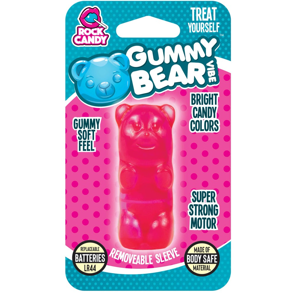 Rock Candy Gummy Bear Vibe Bullet - Pink - Extreme Toyz Singapore - https://extremetoyz.com.sg - Sex Toys and Lingerie Online Store - Bondage Gear / Vibrators / Electrosex Toys / Wireless Remote Control Vibes / Sexy Lingerie and Role Play / BDSM / Dungeon Furnitures / Dildos and Strap Ons &nbsp;/ Anal and Prostate Massagers / Anal Douche and Cleaning Aide / Delay Sprays and Gels / Lubricants and more...