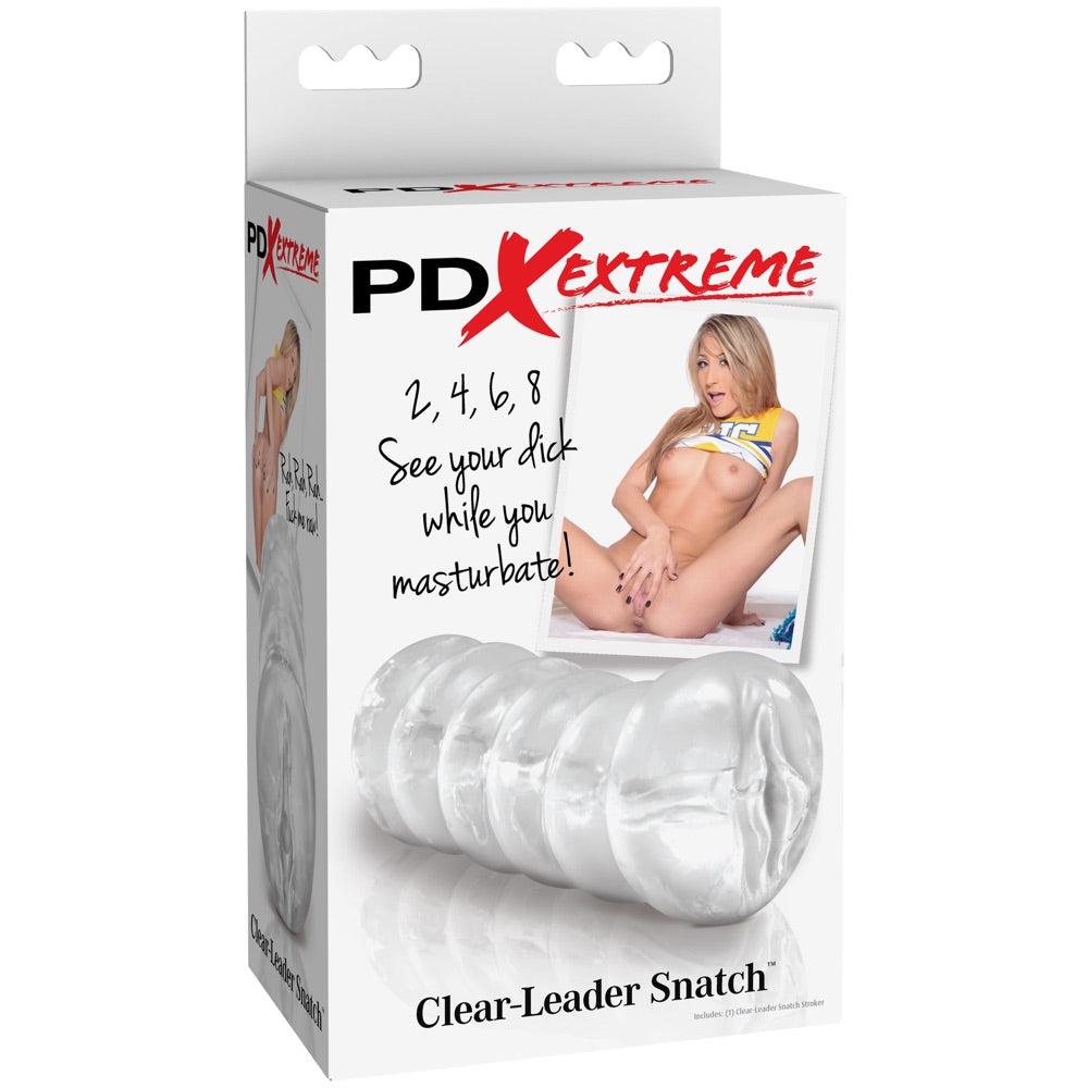 Pipedream Extreme Toyz Clear-Leader Snatch - Extreme Toyz Singapore - https://extremetoyz.com.sg - Sex Toys and Lingerie Online Store