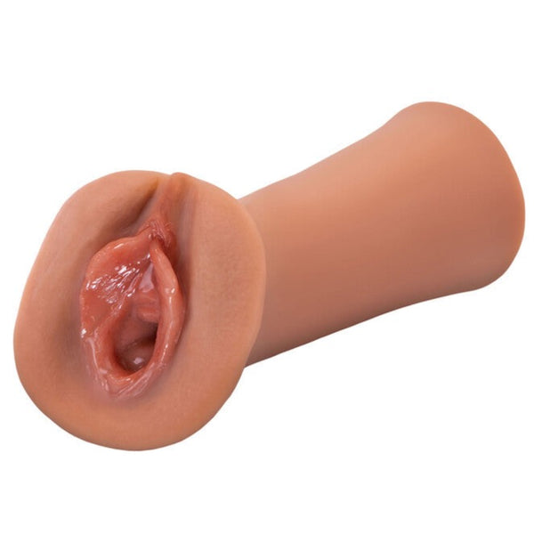 Pipedream Products PDX Extreme Wet Pussies Juicy Snatch Self Lubricating Stroker - Tan - Extreme Toyz Singapore - https://extremetoyz.com.sg - Sex Toys and Lingerie Online Store - Bondage Gear / Vibrators / Electrosex Toys / Wireless Remote Control Vibes / Sexy Lingerie and Role Play / BDSM / Dungeon Furnitures / Dildos and Strap Ons  / Anal and Prostate Massagers / Anal Douche and Cleaning Aide / Delay Sprays and Gels / Lubricants and more...