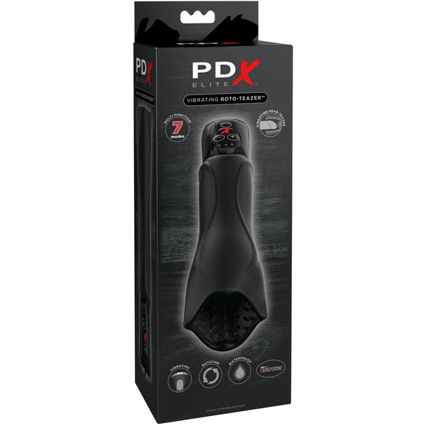  Pipedream PDX Elite Vibrating Roto-Teazer Masturbator - Extreme Toyz Singapore - https://extremetoyz.com.sg - Sex Toys and Lingerie Online Store