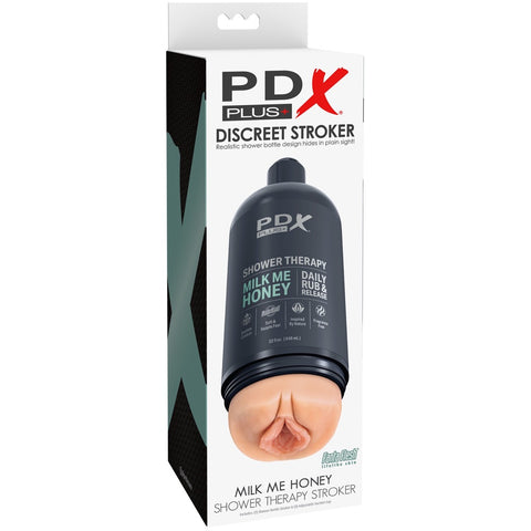 Pipedream Products PDX Plus Shower Therapy Milk Me Honey Handsfree Discreet Stroker - Light -  Extreme Toyz Singapore - https://extremetoyz.com.sg - Sex Toys and Lingerie Online Store - Bondage Gear / Vibrators / Electrosex Toys / Wireless Remote Control Vibes / Sexy Lingerie and Role Play / BDSM / Dungeon Furnitures / Dildos and Strap Ons  / Anal and Prostate Massagers / Anal Douche and Cleaning Aide / Delay Sprays and Gels / Lubricants and more...