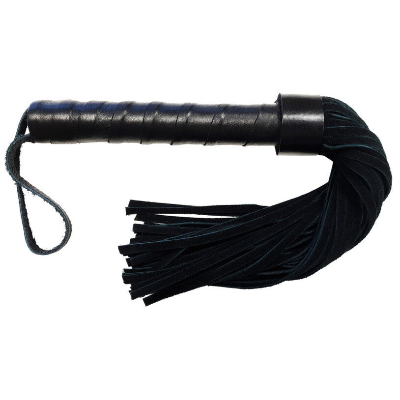 Leather Short Handle Suede Flogger