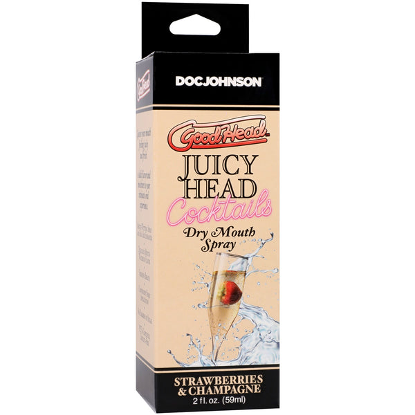 GoodHead Juicy Head Cocktails Dry Mouth Spray - Strawberries & Champagne