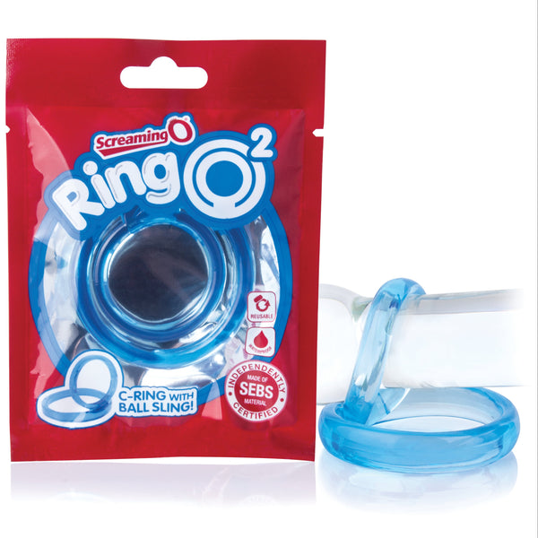RingO 2 Double Erection Ring - Blue