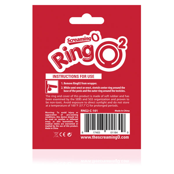 RingO 2 Double Erection Ring - Clear