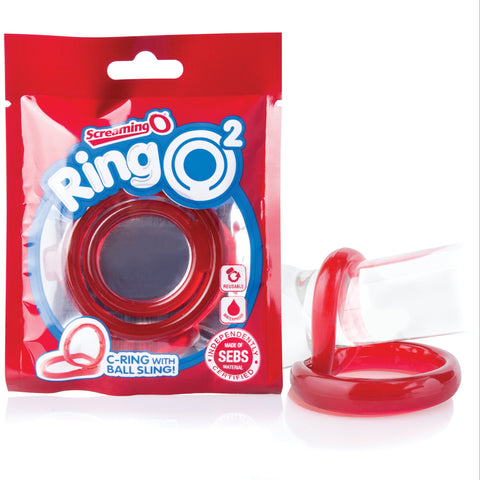 RingO 2 Double Erection Ring - Red