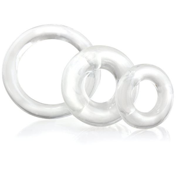RingO x3 Erection Rings Set - Clear
