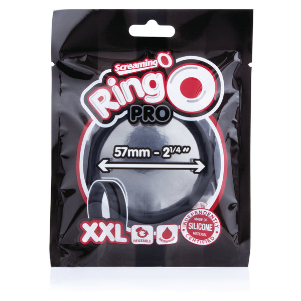 RingO Pro XXL Silicone Cock Ring - Black