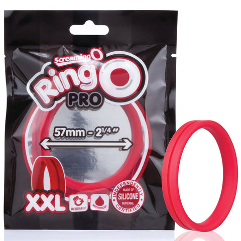 RingO Pro XXL Silicone Cock Ring - Red