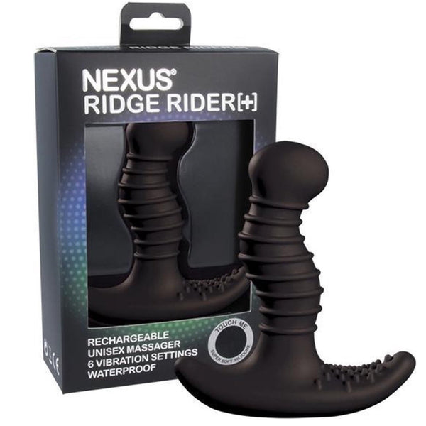 Ridge Rider + Rechargeable Unisex Vibrating Massager