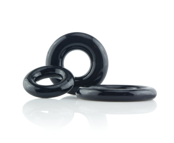 RingO x3 Erection Rings Set - Black