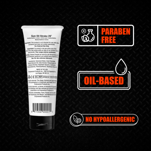 GUN OIL Stroke 29 Masturbation Cream - 100ml