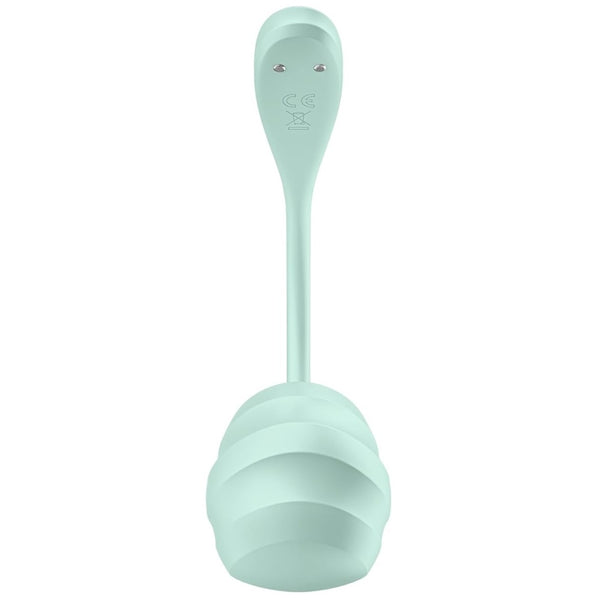 Smooth Petal Connect App Ergonomically Shaped Wearable Vibrator - Mint