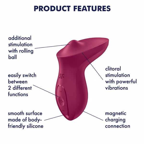 Exciterrr Stimulating Moving Ball Lay-On Vibrator