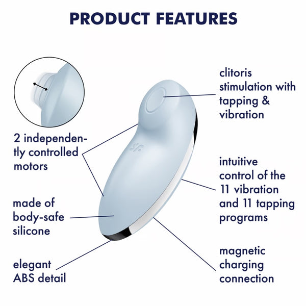 Tap & Climax 2 Tapping Motion Lay-On Vibrator