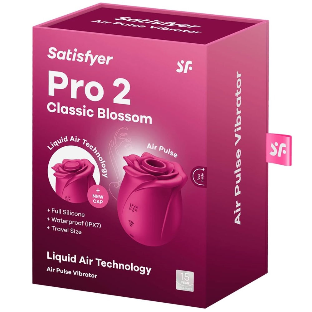 Pro 2 Classic Blossom Liquid Air Technology Air-Pulse Vibrator