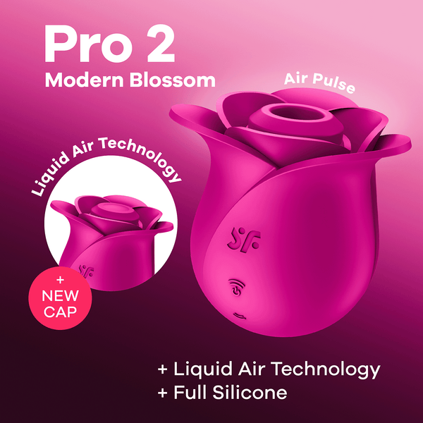 Pro 2 Modern Blossom Liquid Air Technology Air-Pulse Vibrator