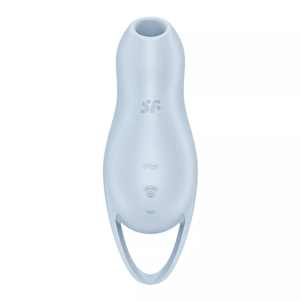 Pocket Pro 1 Double Air-Pulse Vibrator - Light Blue