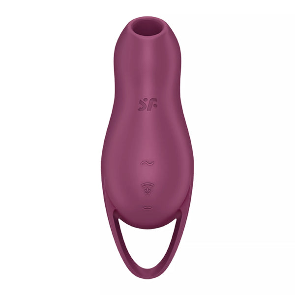 Pocket Pro 1 Double Air-Pulse Vibrator - Berry