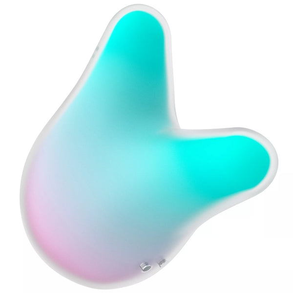 Mermaid Vibes Double Air-Pulse Vibrator - Mint-Pink