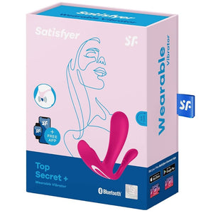 Top Secret+ Connect App Ergonomically Shaped Wearable G-Spot Vibrator