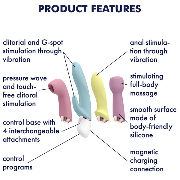 Marvelous Four Air Pulse + Vibrator Set