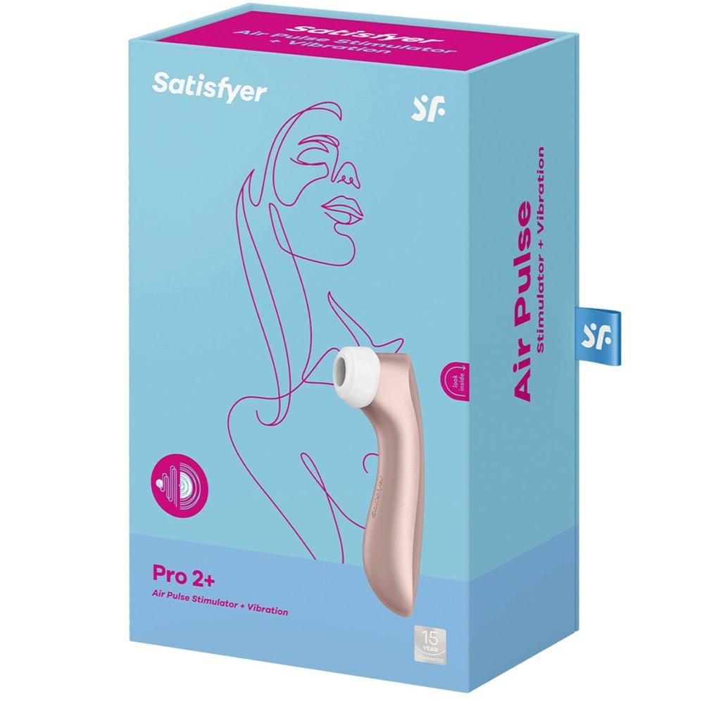 Pro 2+ Air Pulse & Vibration Stimulator - Rose Gold