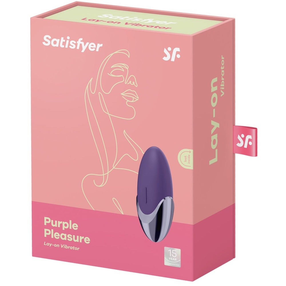Purple Pleasure Lay-On Vibrator
