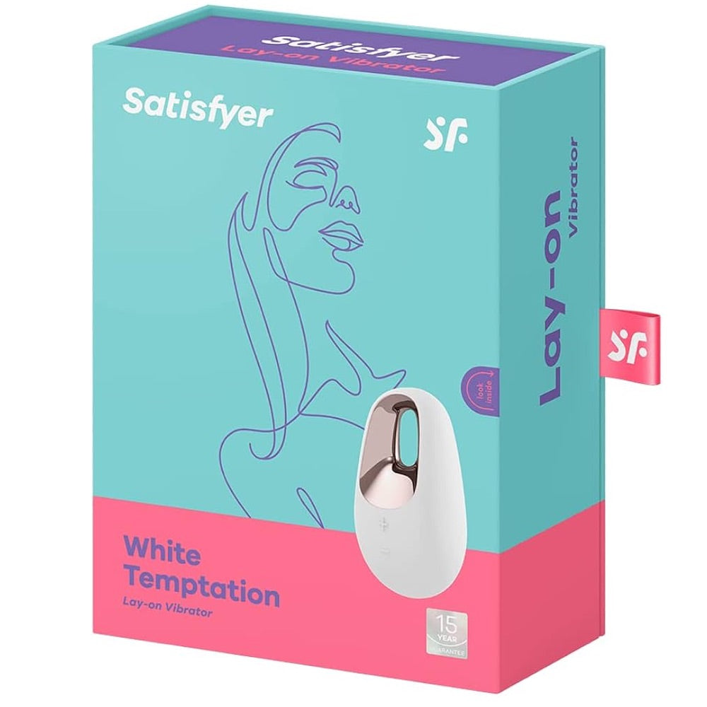 White Temptation Lay-On Vibrator