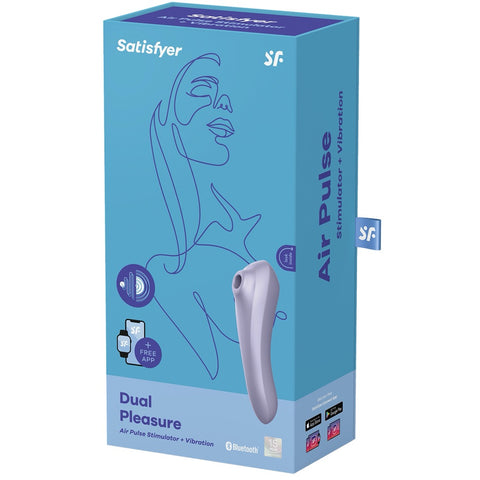 Dual Pleasure Connect App Air Pulse Vibrator