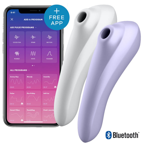 Dual Pleasure Connect App Air Pulse Vibrator