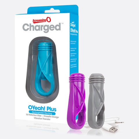 Screaming O Charged OYeah! Plus Rechargeable Cock Ring (3 Colours Available) - Extreme Toyz Singapore - https://extremetoyz.com.sg - Sex Toys and Lingerie Online Store - Bondage Gear / Vibrators / Electrosex Toys / Wireless Remote Control Vibes / Sexy Lingerie and Role Play / BDSM / Dungeon Furnitures / Dildos and Strap Ons  / Anal and Prostate Massagers / Anal Douche and Cleaning Aide / Delay Sprays and Gels / Lubricants and more...