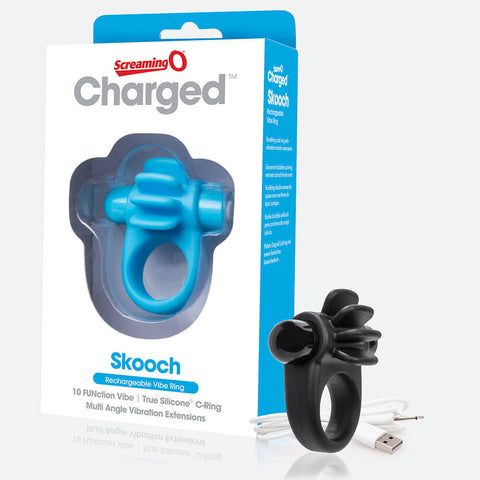 Screaming O Charged Skooch Vibrating Cock Ring (2 Colours Available) - Extreme Toyz Singapore - https://extremetoyz.com.sg - Sex Toys and Lingerie Online Store - Bondage Gear / Vibrators / Electrosex Toys / Wireless Remote Control Vibes / Sexy Lingerie and Role Play / BDSM / Dungeon Furnitures / Dildos and Strap Ons  / Anal and Prostate Massagers / Anal Douche and Cleaning Aide / Delay Sprays and Gels / Lubricants and more...