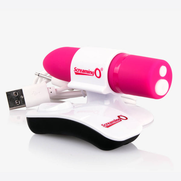 Screaming O Charged Positive Remote Control Rechargeable Vibe (4 Colours Available) - Extreme Toyz Singapore - https://extremetoyz.com.sg - Sex Toys and Lingerie Online Store - Bondage Gear / Vibrators / Electrosex Toys / Wireless Remote Control Vibes / Sexy Lingerie and Role Play / BDSM / Dungeon Furnitures / Dildos and Strap Ons / Anal and Prostate Massagers / Anal Douche and Cleaning Aide / Delay Sprays and Gels / Lubricants and more...
