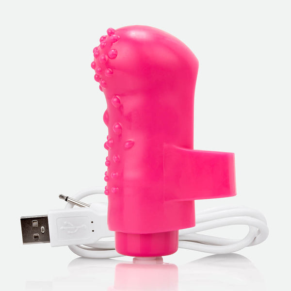 Screaming O Charged FingO Rechargeable Finger Vibe (3 Colours Available) - Extreme Toyz Singapore - https://extremetoyz.com.sg - Sex Toys and Lingerie Online Store - Bondage Gear / Vibrators / Electrosex Toys / Wireless Remote Control Vibes / Sexy Lingerie and Role Play / BDSM / Dungeon Furnitures / Dildos and Strap Ons  / Anal and Prostate Massagers / Anal Douche and Cleaning Aide / Delay Sprays and Gels / Lubricants and more...
