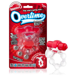 Screaming O Overtime Performance Enhancing Vibrating Cock Ring - Extreme Toyz Singapore - https://extremetoyz.com.sg - Sex Toys and Lingerie Online Store - Bondage Gear / Vibrators / Electrosex Toys / Wireless Remote Control Vibes / Sexy Lingerie and Role Play / BDSM / Dungeon Furnitures / Dildos and Strap Ons  / Anal and Prostate Massagers / Anal Douche and Cleaning Aide / Delay Sprays and Gels / Lubricants and more...