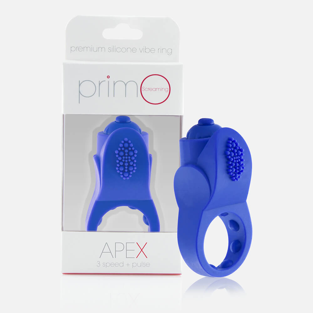 Screaming O PrimO Apex Premium Silicone 4-Function Vibrating Ring (3 Colours Available) - Extreme Toyz Singapore - https://extremetoyz.com.sg - Sex Toys and Lingerie Online Store - Bondage Gear / Vibrators / Electrosex Toys / Wireless Remote Control Vibes / Sexy Lingerie and Role Play / BDSM / Dungeon Furnitures / Dildos and Strap Ons  / Anal and Prostate Massagers / Anal Douche and Cleaning Aide / Delay Sprays and Gels / Lubricants and more...