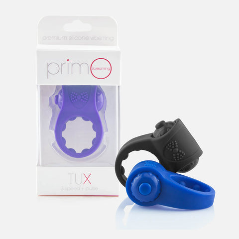 Screaming O PrimO Tux Premium Silicone 4-Function Vibrating Ring (3 Colours Available) - Extreme Toyz Singapore - https://extremetoyz.com.sg - Sex Toys and Lingerie Online Store - Bondage Gear / Vibrators / Electrosex Toys / Wireless Remote Control Vibes / Sexy Lingerie and Role Play / BDSM / Dungeon Furnitures / Dildos and Strap Ons  / Anal and Prostate Massagers / Anal Douche and Cleaning Aide / Delay Sprays and Gels / Lubricants and more...