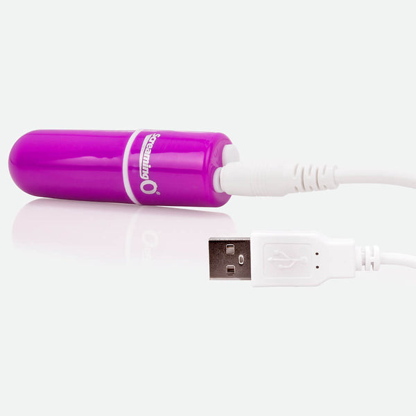 Screaming Charged Vooom Rechargeable Bullet Vibe (4 Colours Available) - Extreme Toyz Singapore - https://extremetoyz.com.sg - Sex Toys and Lingerie Online Store - Bondage Gear / Vibrators / Electrosex Toys / Wireless Remote Control Vibes / Sexy Lingerie and Role Play / BDSM / Dungeon Furnitures / Dildos and Strap Ons  / Anal and Prostate Massagers / Anal Douche and Cleaning Aide / Delay Sprays and Gels / Lubricants and more...